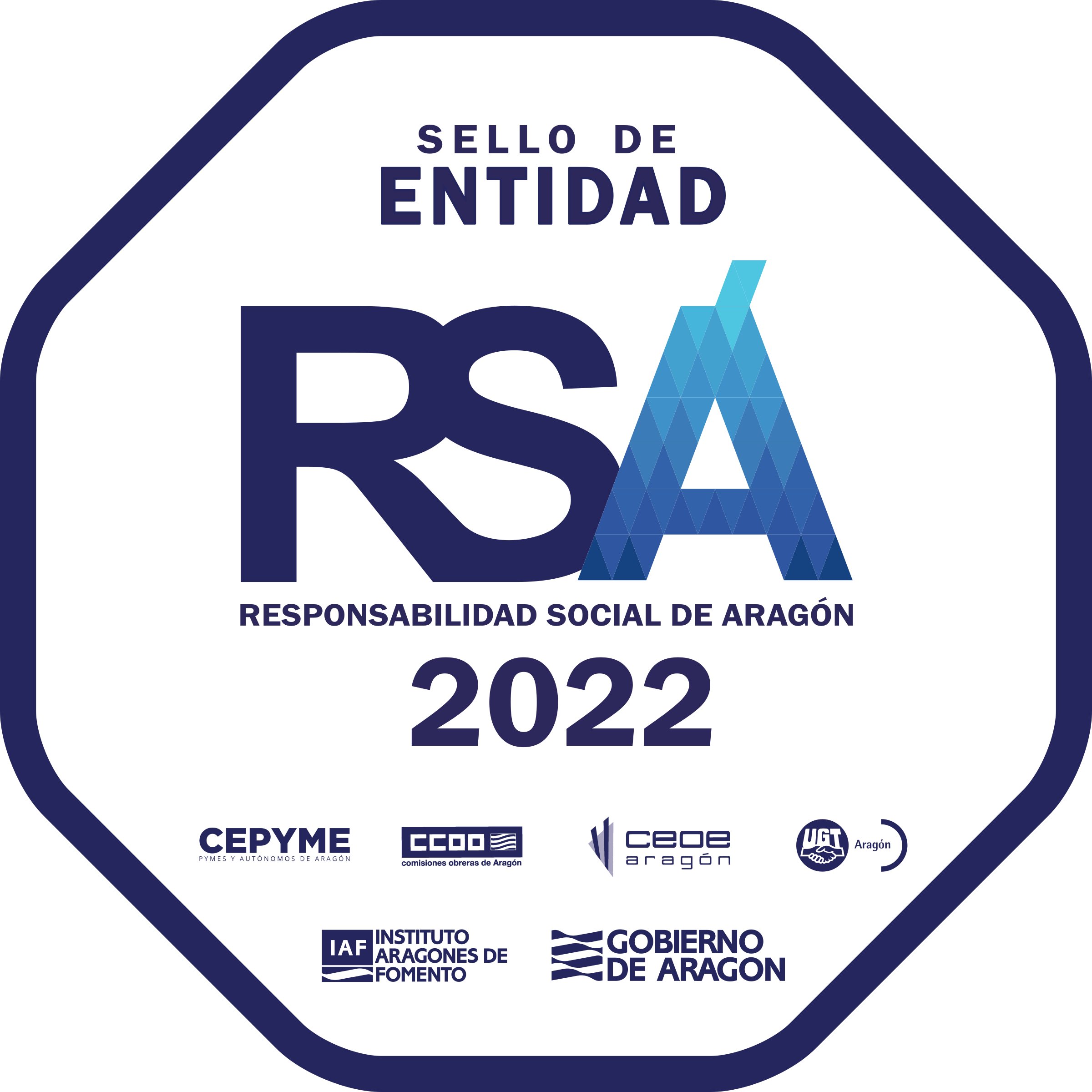 Sello de entidad RSA (Responsabilidad Social de Aragón) 2002