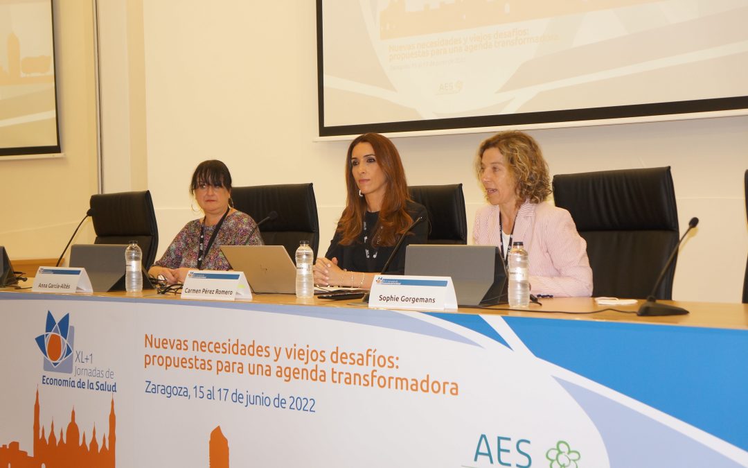 Las Jornadas AES reúnen en Zaragoza a los principales expertos en España en economía de la salud