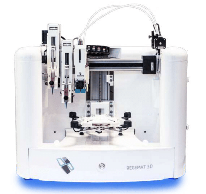 Bioimpresora Regemat Reg4Life, que se ha instalado en el CIBA.