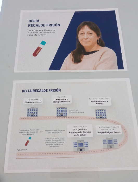 Delia Recalde, coordinadora del Biobanco del Sistema Sanitario de Aragón