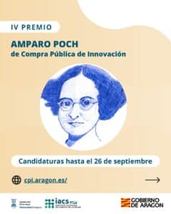 Cartel IV premio Amparo Poch de Compra Pública de Innovación 2025 1