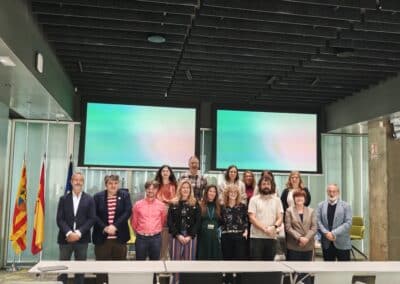 Organizadores y patrocinadores del XX Congreso nacional de informadores de la Salud ANIS 2025, visitan el CIBA (octubre 2025) junto al equipo directo del IACS