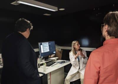 Organizadores y patrocinadores del XX Congreso nacional de informadores de la Salud ANIS 2025, visitan el CIBA (octubre 2025) junto al equipo directo del IACS