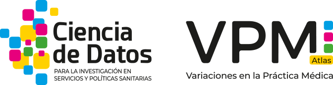Logotipo del grupo de investigación en ciencia de datos para la investigación en servicios y políticas sanitarias del Instituto Aragonés de Ciencias de la Salud