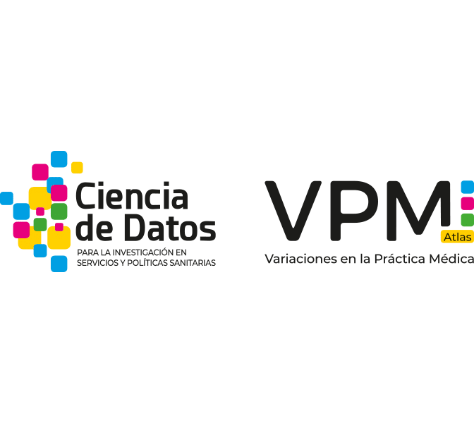 Logotipo del grupo de investigación en ciencia de datos para la investigación en servicios y políticas sanitarias del Instituto Aragonés de Ciencias de la Salud