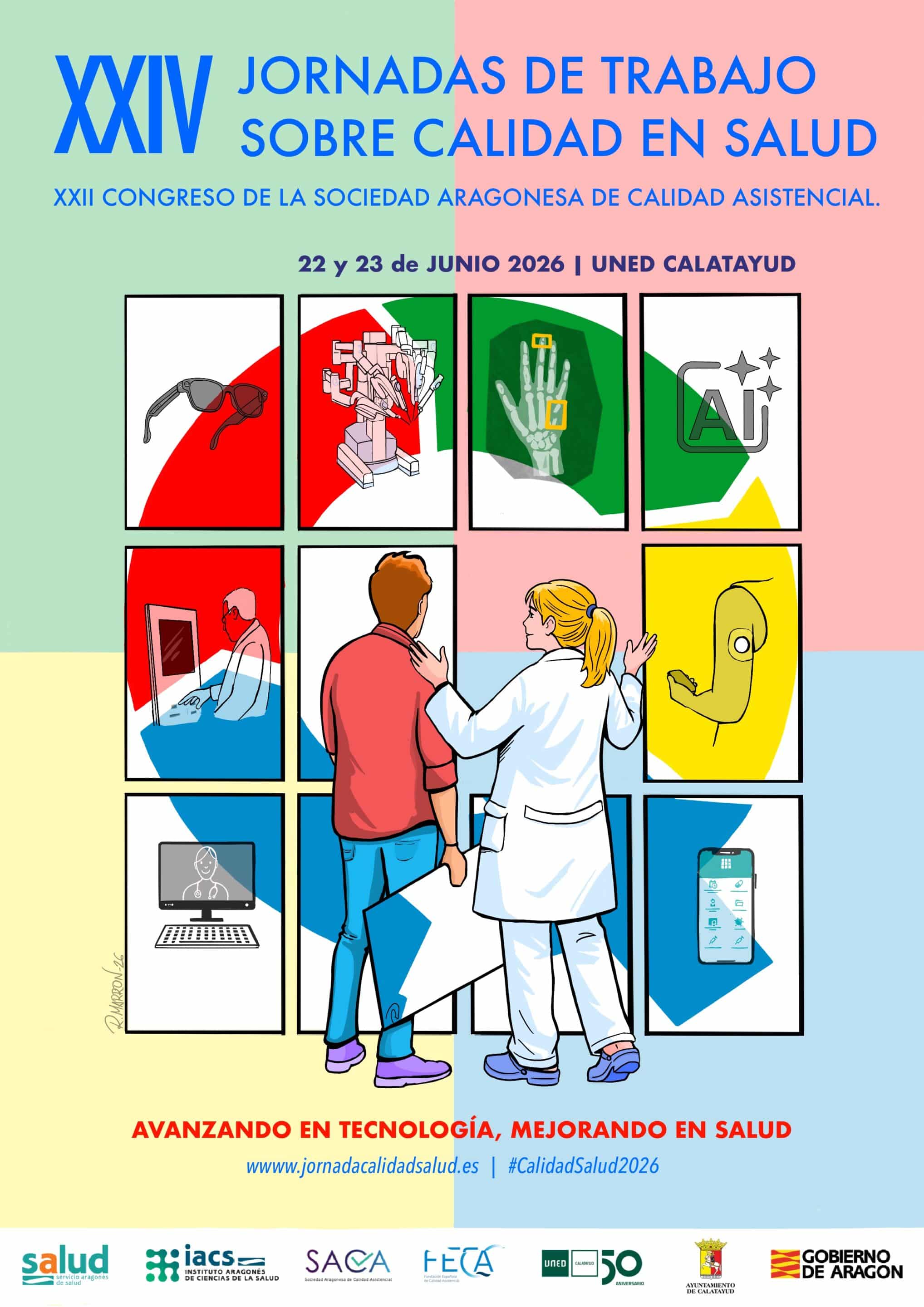 Cartel XXIV Jornada de trabajo sobre calidad en Salud 2026