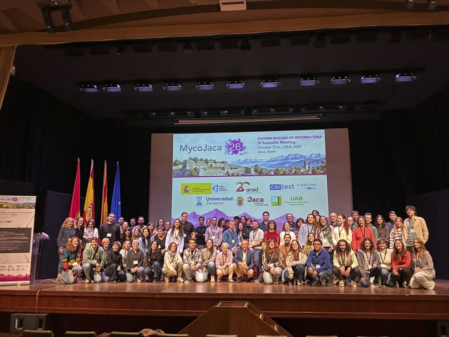 Foto de MycoJaca26, el encuentro científico internacional sobre micobacterias que se celebra en Jaca del 21 al 23 de octubre y en cuya organización participa el Instituto Aragonés de Ciencias de la Salud (IACS).
