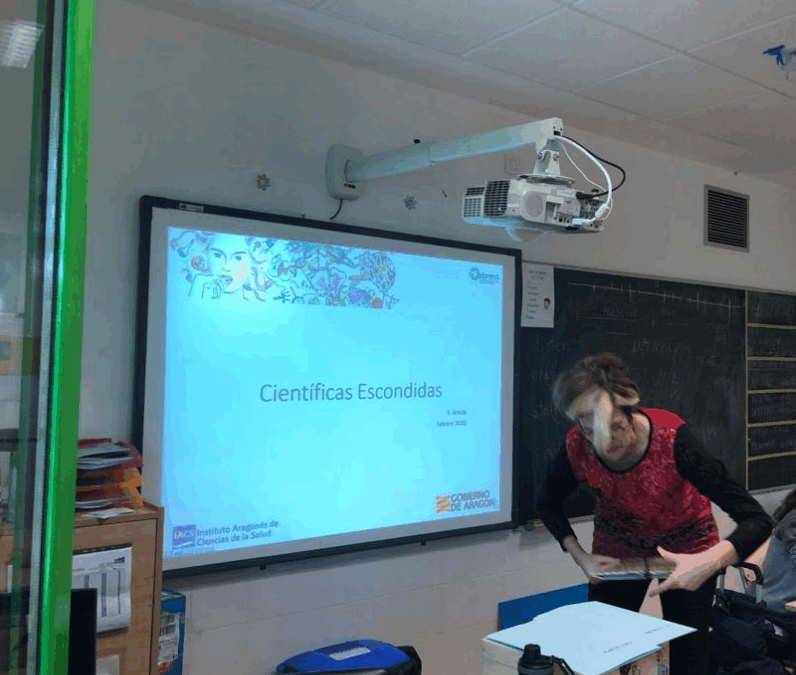 Taller «Científicas escondidas» en el colegio Río Sena por el #DíaMujeryNiñaenCiencia 2020